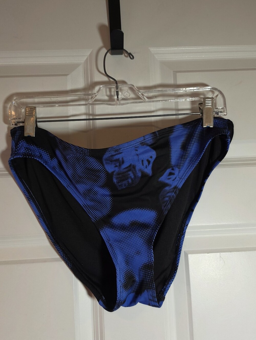 Tropical Escape Black And Blue Bikini Bottom Size 14